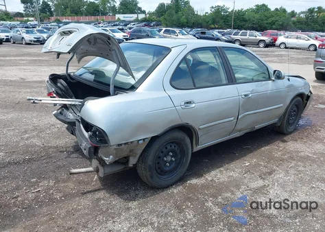 2004 Nissan Sentra 1.8S из США, поврежденный, VIN 3N1CB51D74L467207